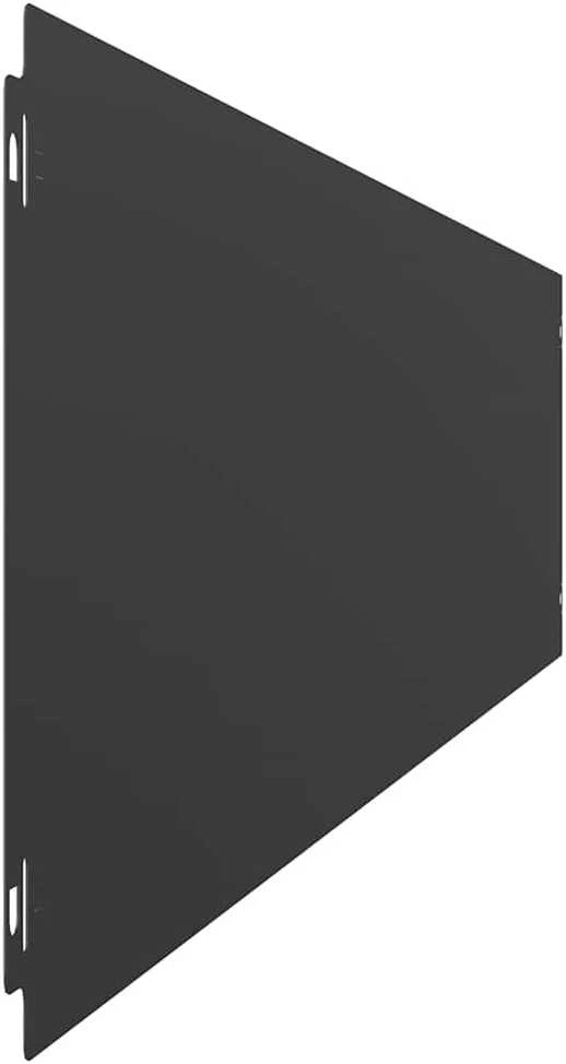 Vejo kraštas 30 vnt. 20 x 103 cm Plienas Juoda
