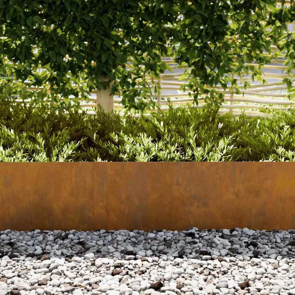 Vejo kraštas 10 vnt. 100 x 0,05 x 30 cm Weathering Steel