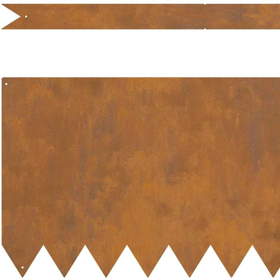 Vejo kraštas 30 vnt. 100 x 0,05 x 30 cm Rūdijanti