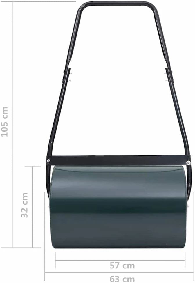 Vejos volas, žalios ir juodos spalvos, 63cm, 50l