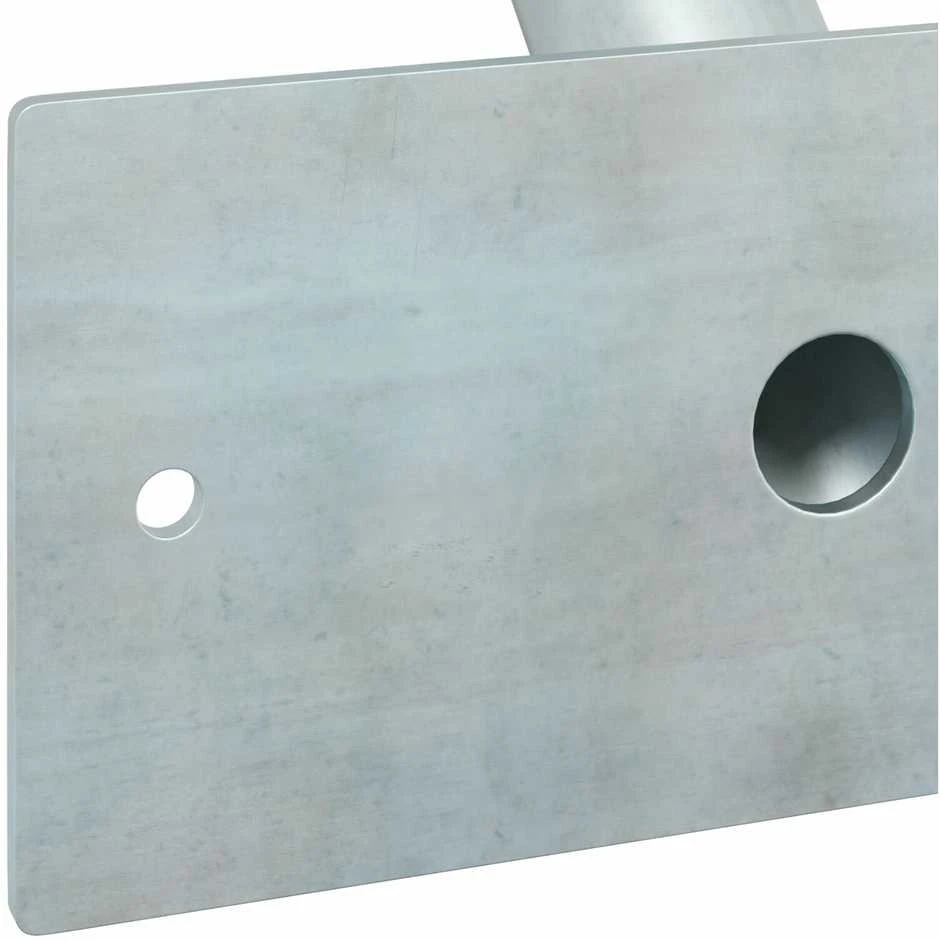 Vėliavos Stiebo Laikiklis Sidabro 13 x 6 x 0,2 cm Plienas