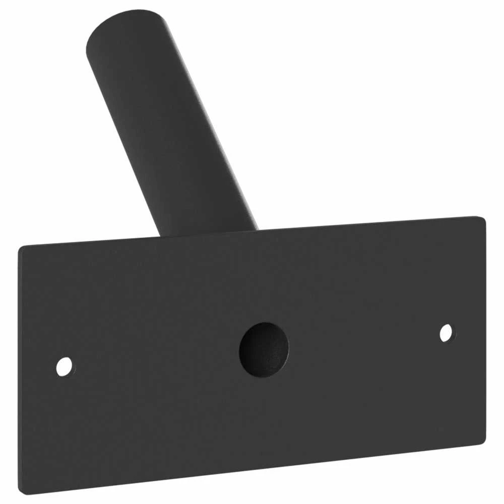 Vėliavos Stiebo Laikiklis Juoda 13 x 6 x 0,2 cm Plienas