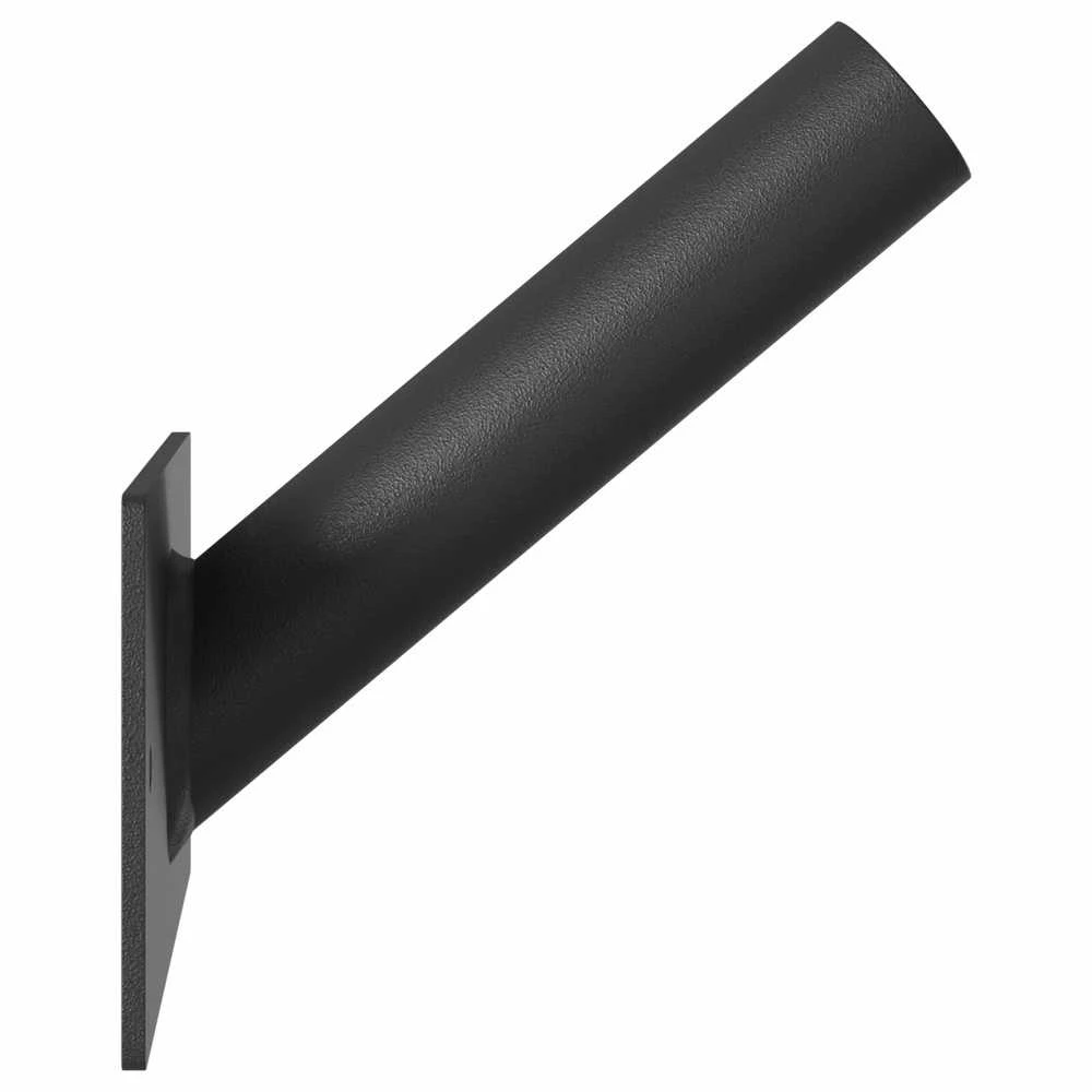 Vėliavos Stiebo Laikiklis Juoda 13 x 6 x 0,2 cm Plienas