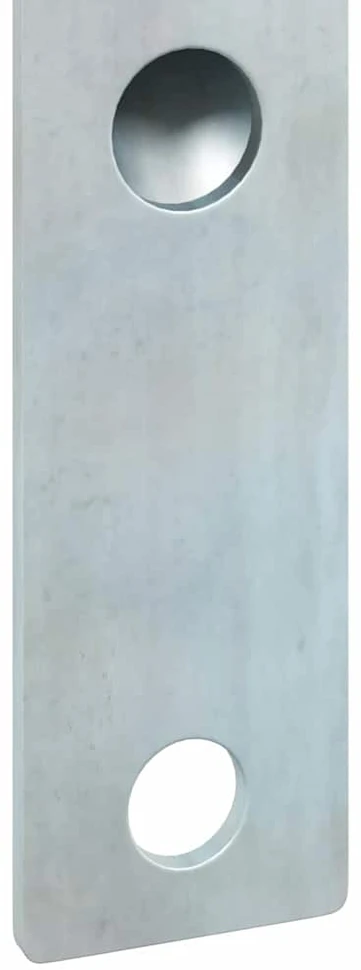 Vėliavos Stiebo Laikiklis Sidabro 15 x 3 x 0,35 cm Plienas