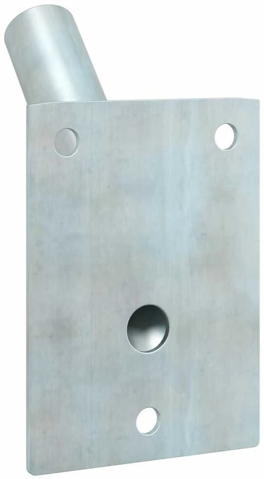 Vėliavos Stiebo Laikiklis Sidabro 10,5 x 7,5 x 2,5 cm Plienas