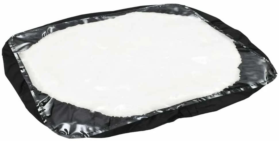 Velkamas druskos barstytuvas, PVC ir plienas, 125x74x79cm, 45l