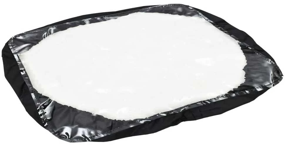 Velkamas druskos barstytuvas, PVC ir plienas, 125x74x79cm, 45l