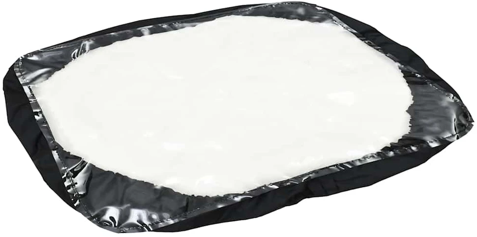 Velkamas druskos barstytuvas, PVC ir plienas, 125x74x79cm, 45l