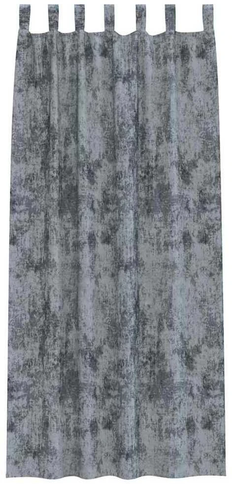 Aksominio tipo užuolaidos 2 vnt. Sidabrinė Pilka 260 x 140 cm