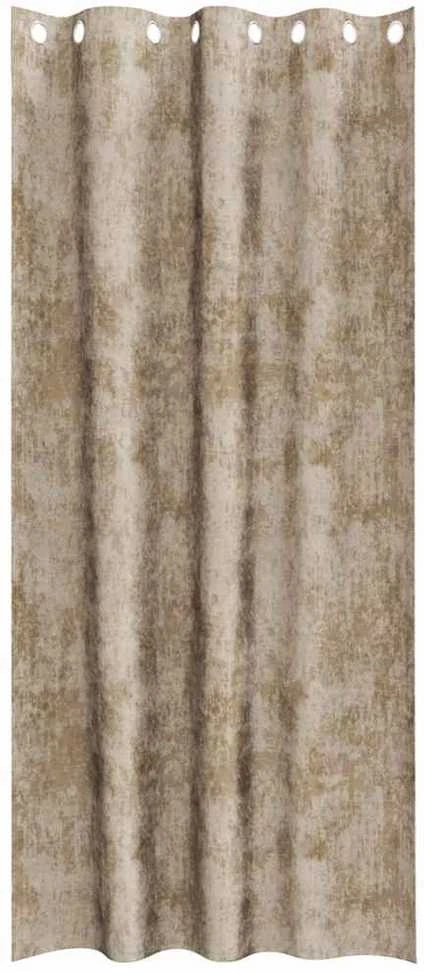 Aksominio tipo užuolaidos 2 vnt. šampano 260 x 140 cm Aksomas
