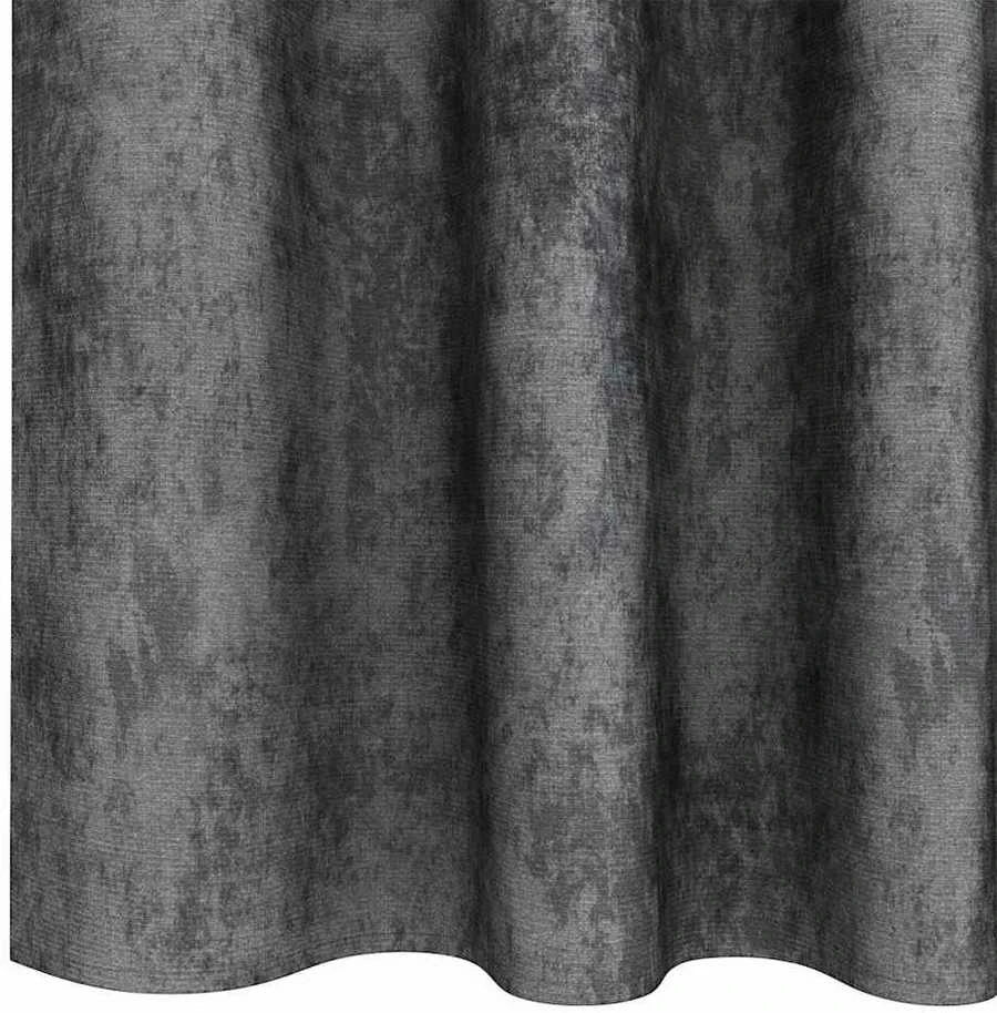 Aksominio tipo užuolaidos 2 vnt. Pilka 260 x 140 cm Aksomas