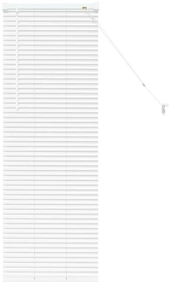 Venecijos žaliuzės Balta 130 x 50 cm 25 mm Aliuminis