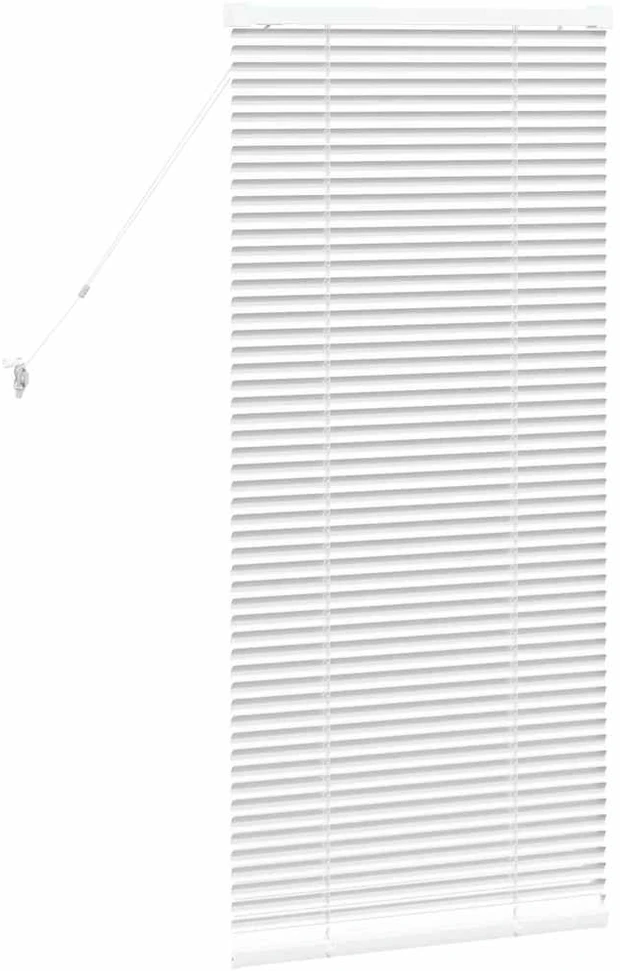 Venecijos žaliuzės Balta 130 x 65 cm 25 mm Aliuminis