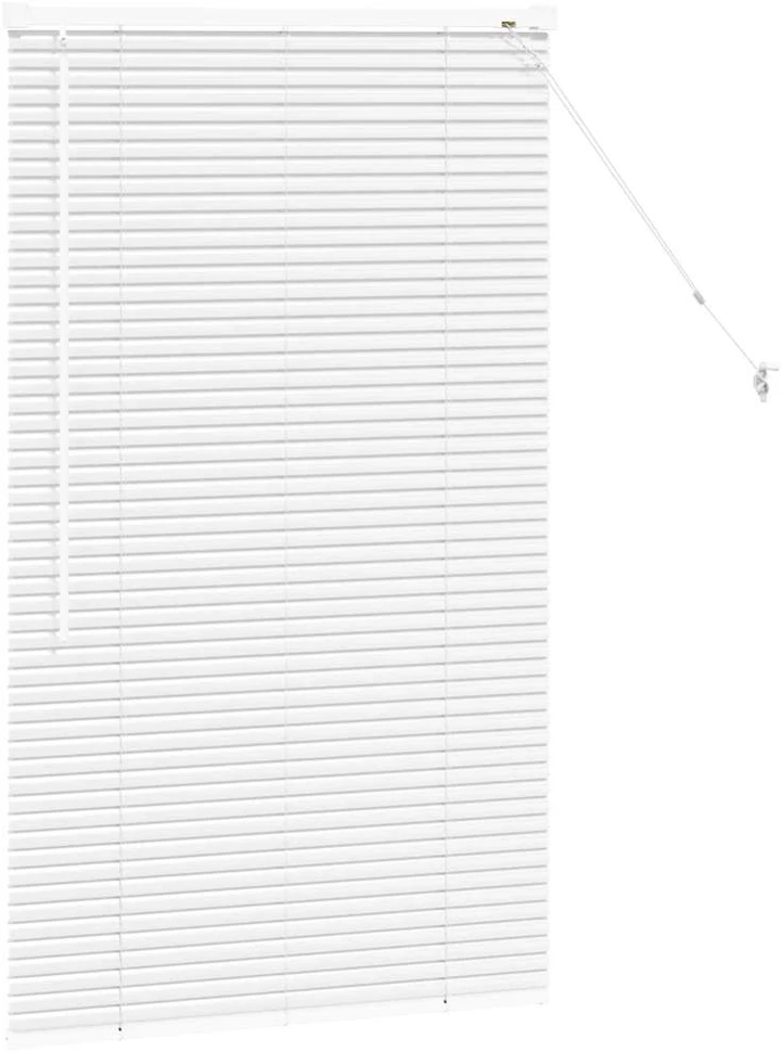 Venecijos žaliuzės Balta 130 x 80 cm 25 mm Aliuminis