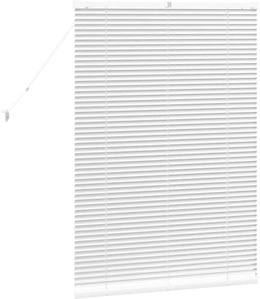 Venecijos žaliuzės Balta 130 x 85 cm 25 mm Aliuminis