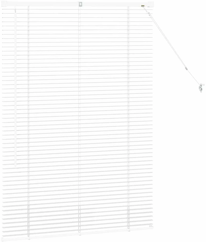 Venecijos žaliuzės Balta 130 x 85 cm 25 mm Aliuminis