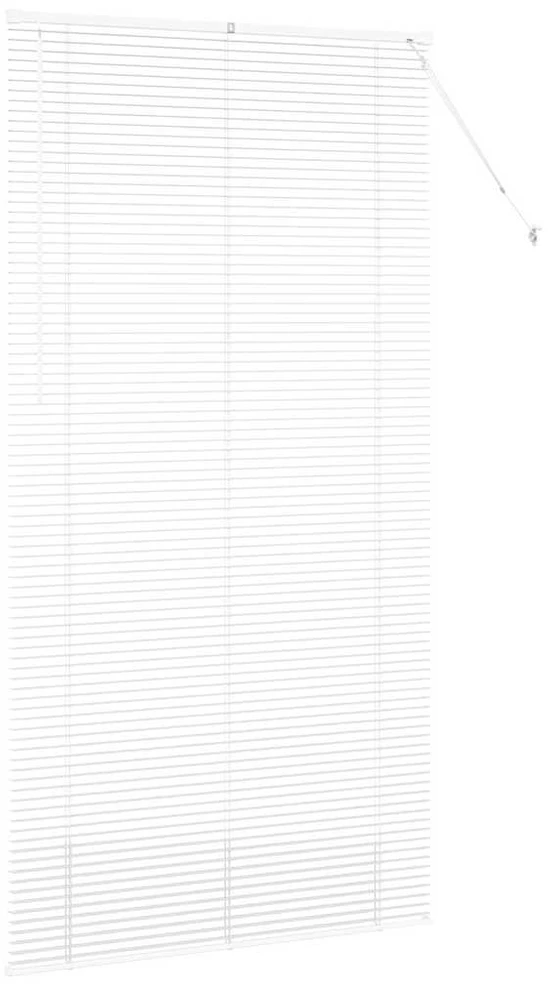 Venecijos žaliuzės Balta 220 x 120 cm 25 mm Aliuminis