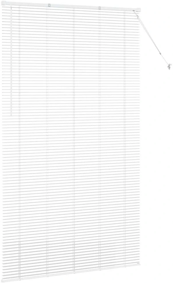 Venecijos žaliuzės Balta 220 x 125 cm 25 mm Aliuminis