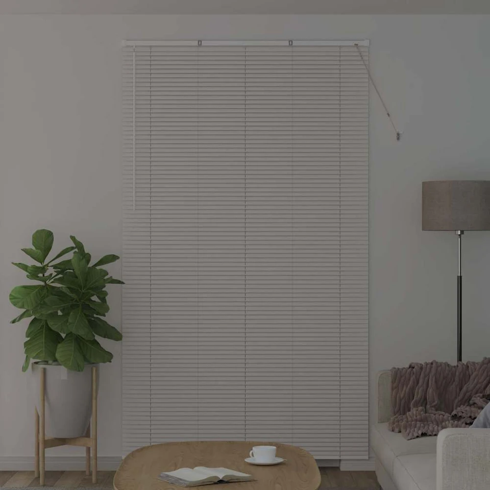 Venecijos žaliuzės Balta 220 x 135 cm 25 mm Aliuminis
