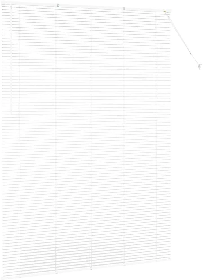 Venecijos žaliuzės Balta 220 x 155 cm 25 mm Aliuminis
