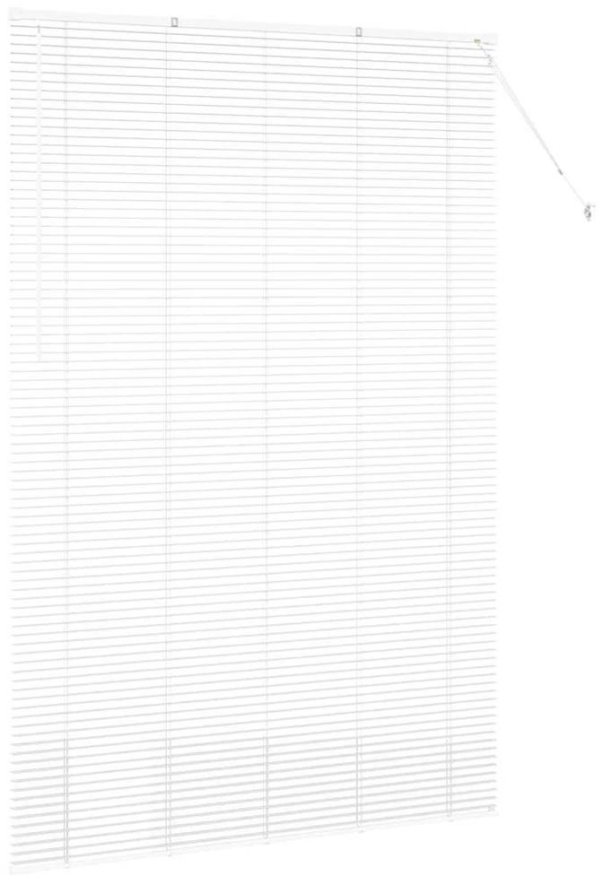 Venecijos žaliuzės Balta 220x150cm 25 mm Aliuminis