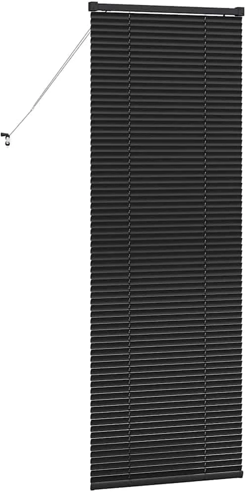 Venecijos žaliuzės Juoda 175 x 65 cm 25 mm Aliuminis
