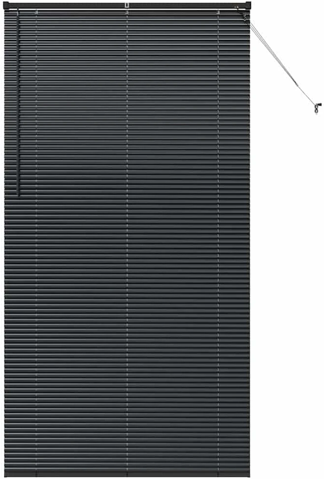 Venecijos žaliuzės Juoda 220 x 115 cm 25 mm Aliuminis