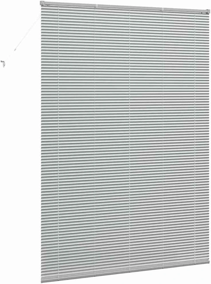 Venecijos žaliuzės Sidabrinė 220 x 160 cm 25 mm Aliuminis