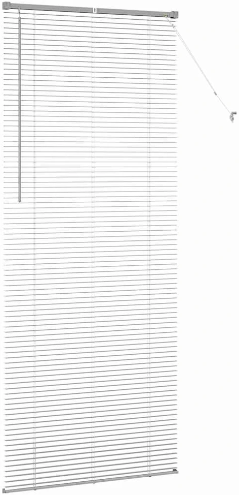 Venecijos žaliuzės Sidabrinė 220 x 90 cm 25 mm Aliuminis