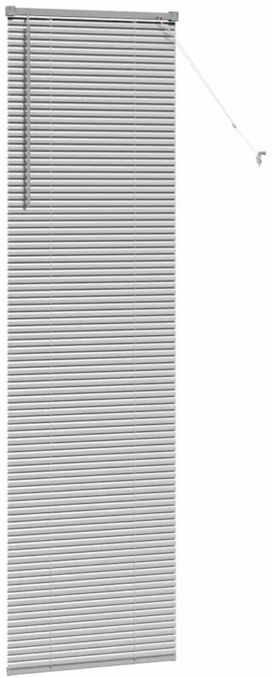 Venecijos žaliuzės Sidabrinė 220 x 65 cm 25 mm Aliuminis