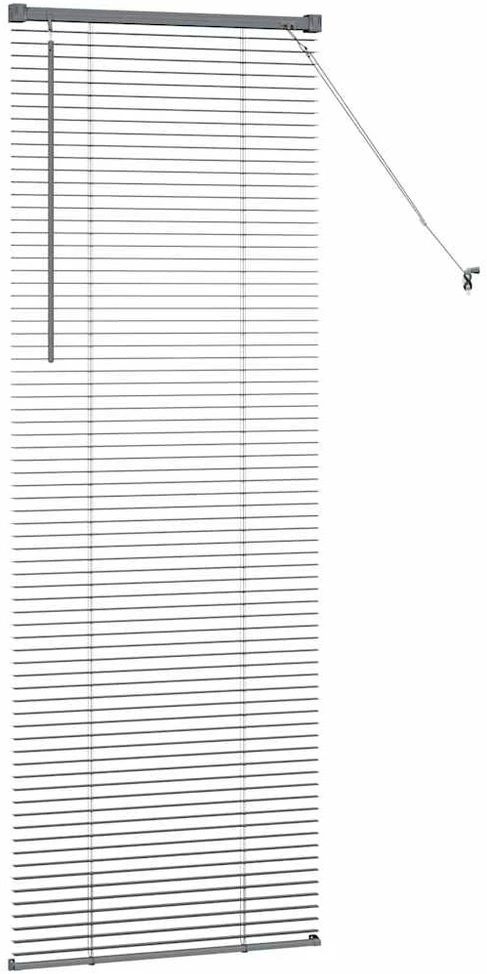 Venecijos žaliuzės Tamsiai pilka 175 x 55 cm 25 mm Aliuminis