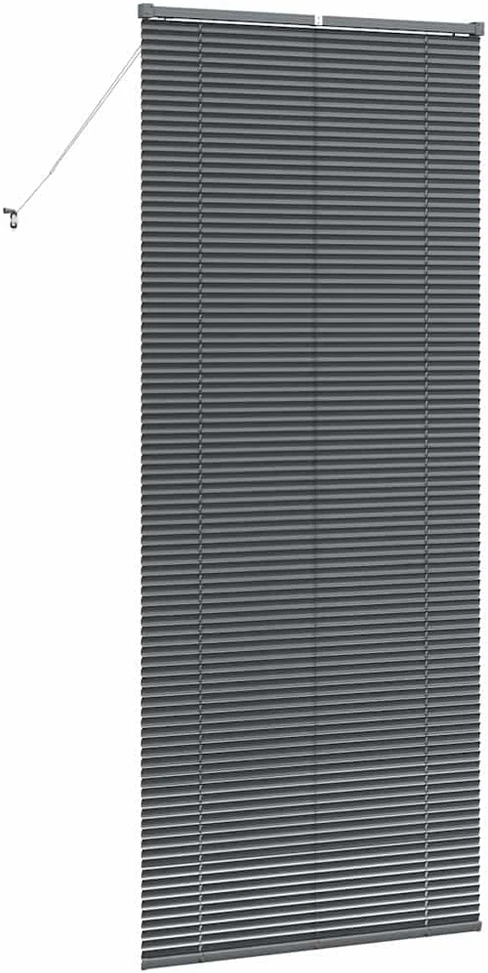 Venecijos žaliuzės Tamsiai pilka 220 x 95 cm 25 mm Aliuminis
