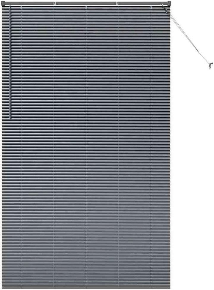 Venecijos žaliuzės Tamsiai pilka 220 x 130 cm 25 mm Aliuminis