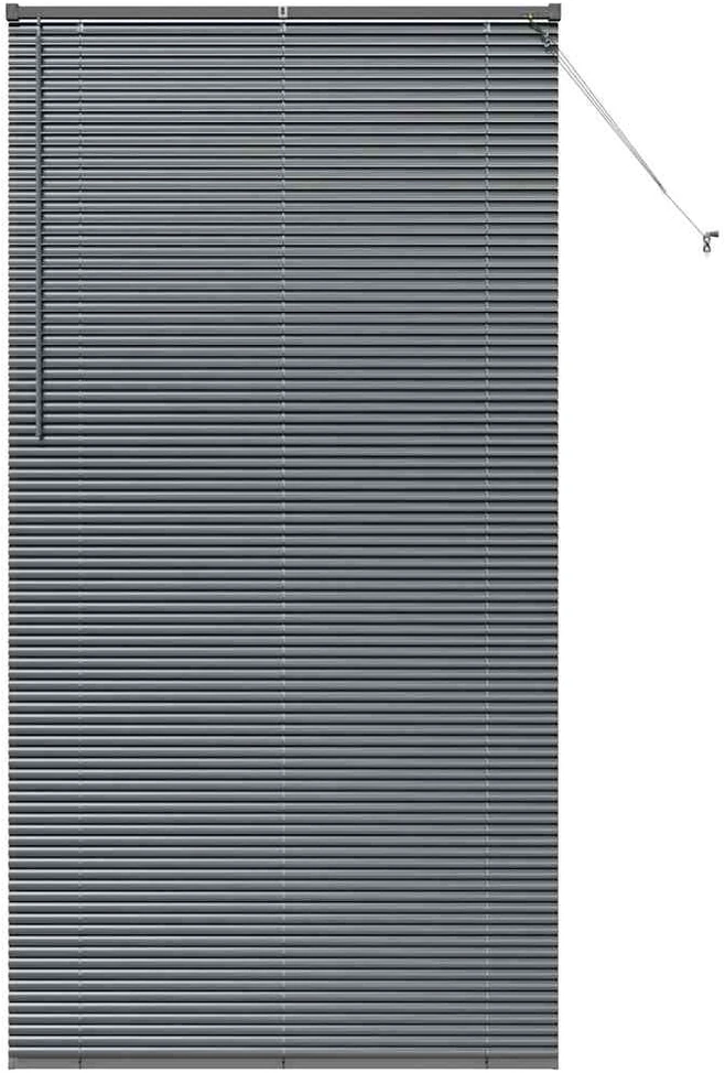 Venecijos žaliuzės Tamsiai pilka 220 x 115 cm 25 mm Aliuminis