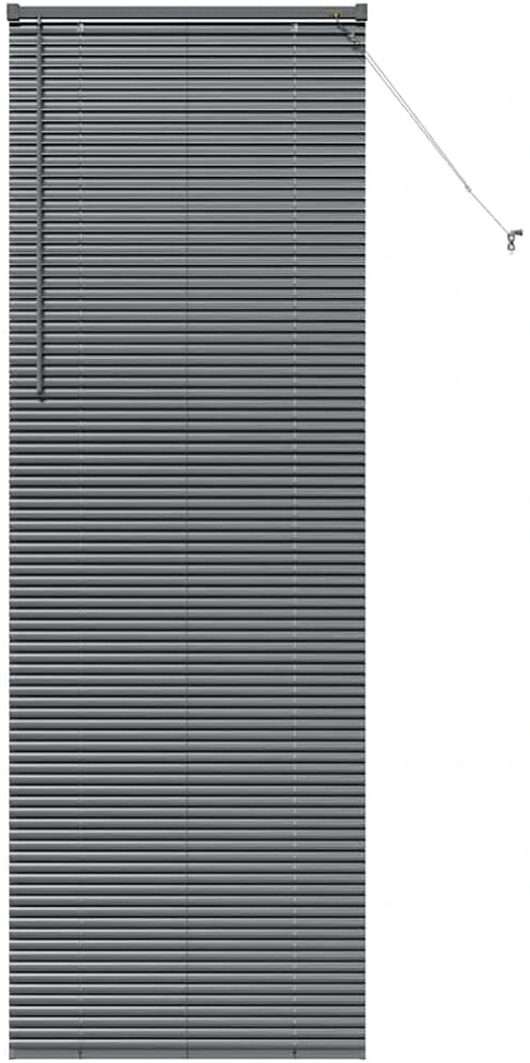 Venecijos žaliuzės Tamsiai pilka 220 x 75 cm 25 mm Aliuminis
