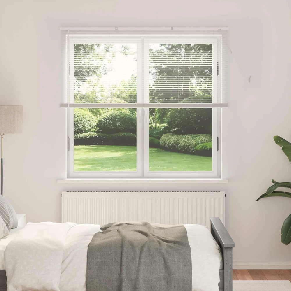 Venecijos žaliuzės Baltas 150 x 140 cm 25 mm PVC