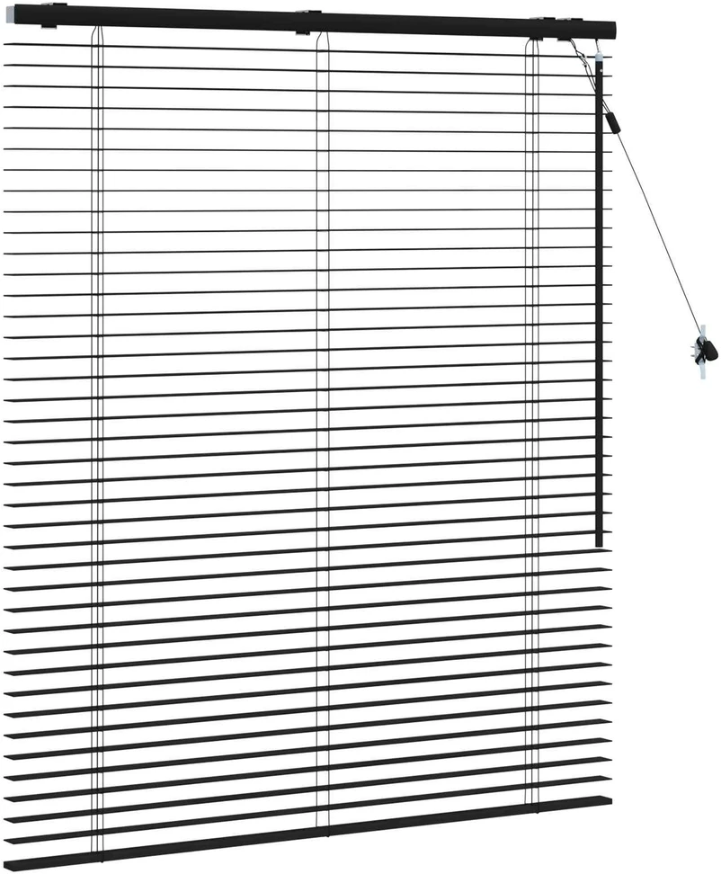 Venecijos žaliuzės Juoda 100 x 130 cm 35 mm