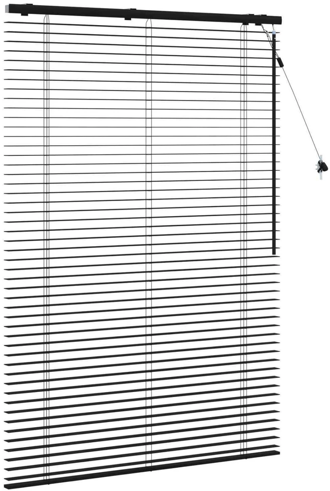 Venecijos žaliuzės Juoda 100 x 160 cm 35 mm