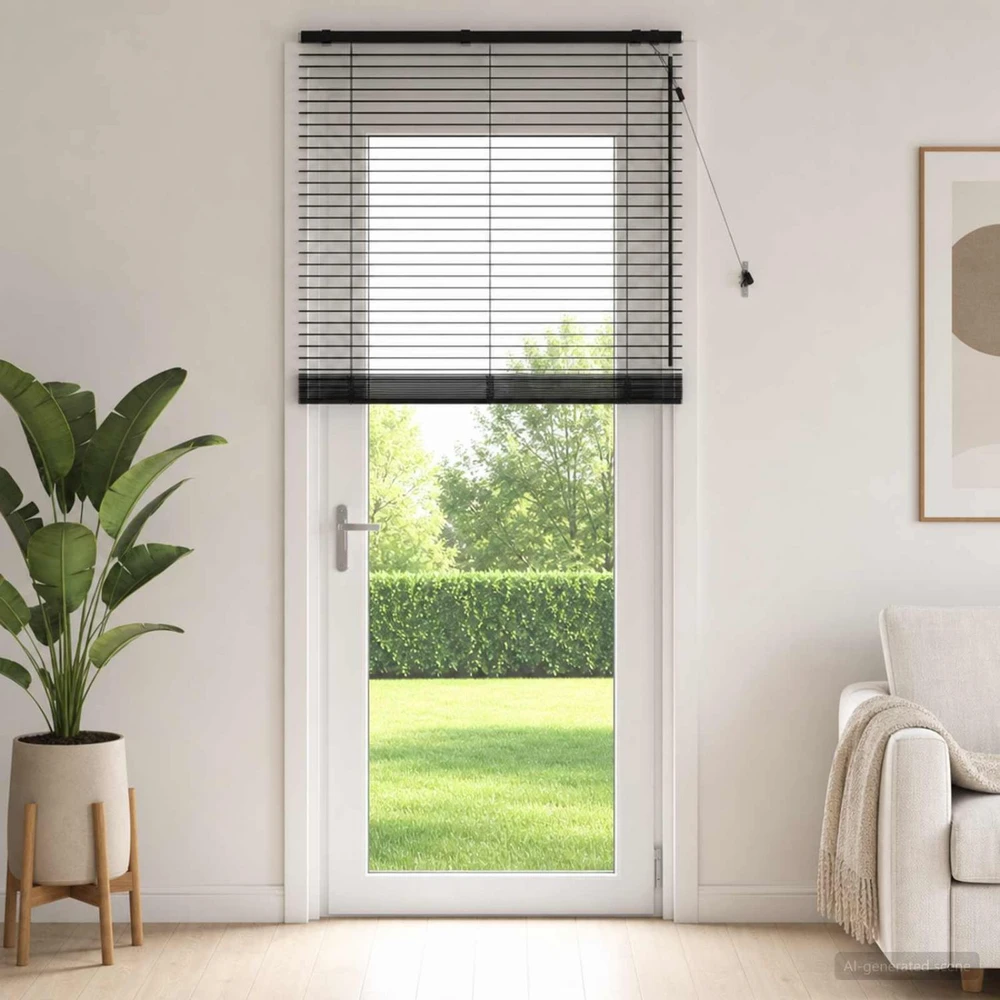 Venecijos žaliuzės Juoda 100 x 250 cm 35 mm