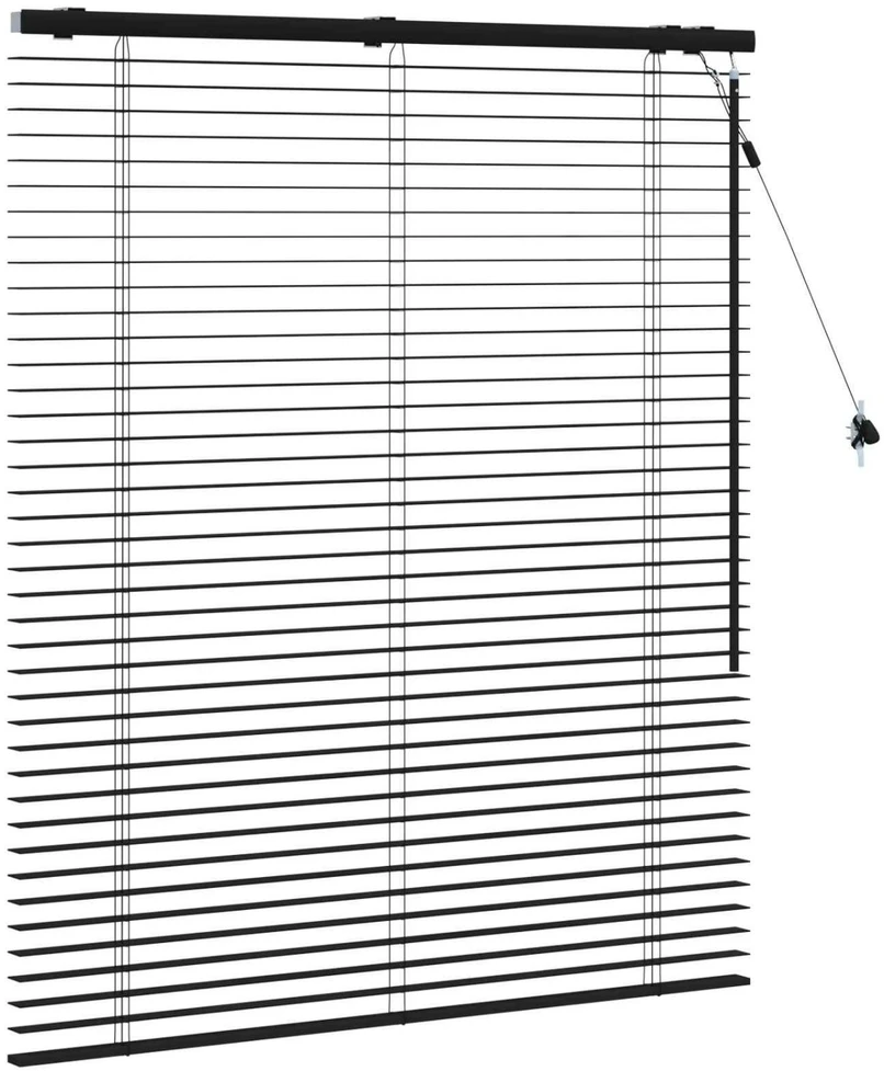 Venecijos žaliuzės Juoda 105 x 130 cm 35 mm