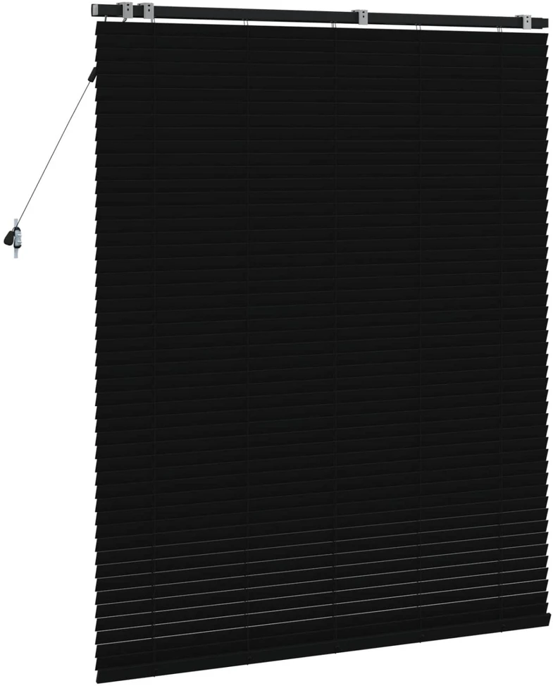 Venecijos žaliuzės Juoda 135 x 160 cm 35 mm