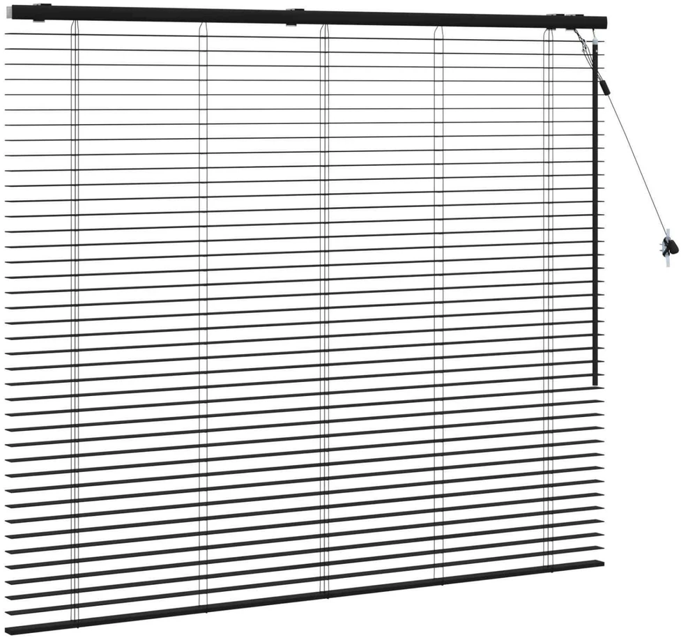 Venecijos žaliuzės Juoda 140 x 130 cm 35 mm