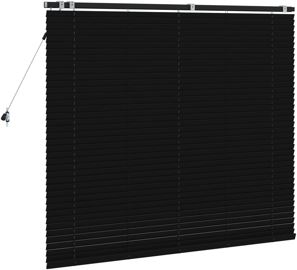 Venecijos žaliuzės Juoda 145 x 130 cm 35 mm