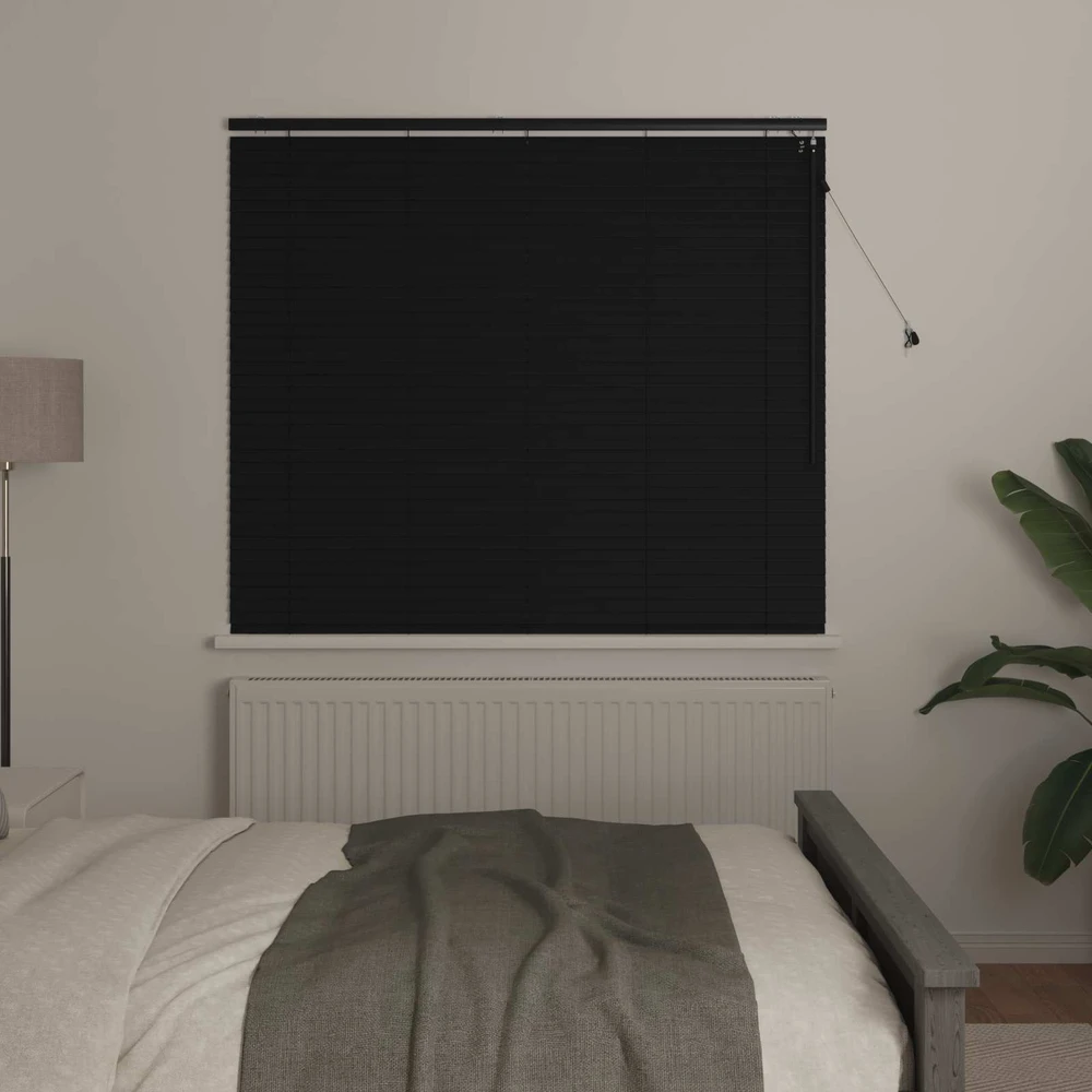 Venecijos žaliuzės Juoda 150 x 130 cm 35 mm