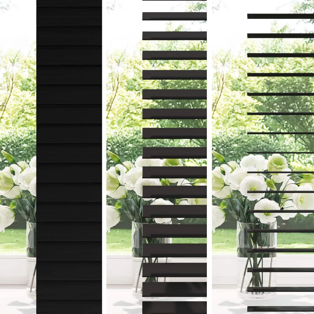 Venecijos žaliuzės Juoda 150 x 130 cm 35 mm