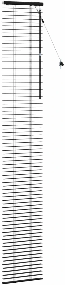 Venecijos žaliuzės Juoda 40 x 250 cm 35 mm
