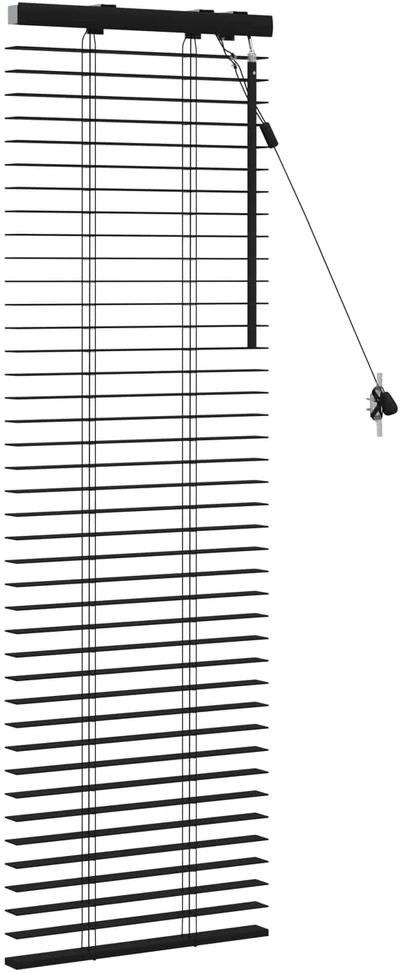 Venecijos žaliuzės Juoda 45 x 130 cm 35 mm