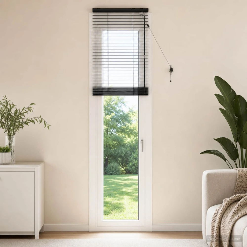 Venecijos žaliuzės Juoda 45 x 250 cm 35 mm
