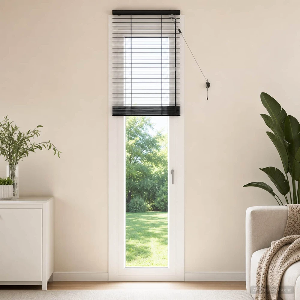Venecijos žaliuzės Juoda 45 x 250 cm 35 mm