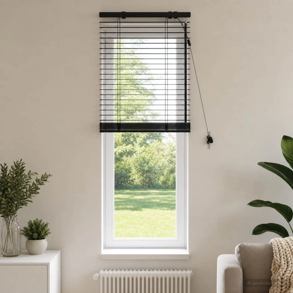 Venecijos žaliuzės Juoda 65 x 130 cm 35 mm